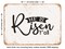 DECORATIVE METAL SIGN - He is Riser Y'all - Vintage Rusty Look